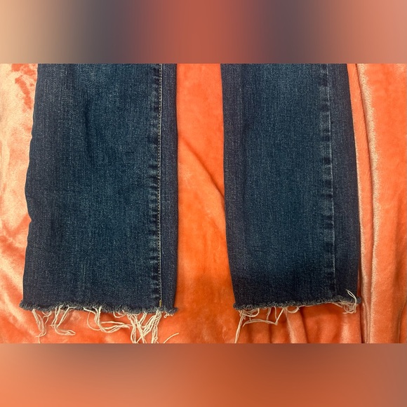 ZARA ANKLE CROPPED Women's Blue Jeans - Picture 2 of 6